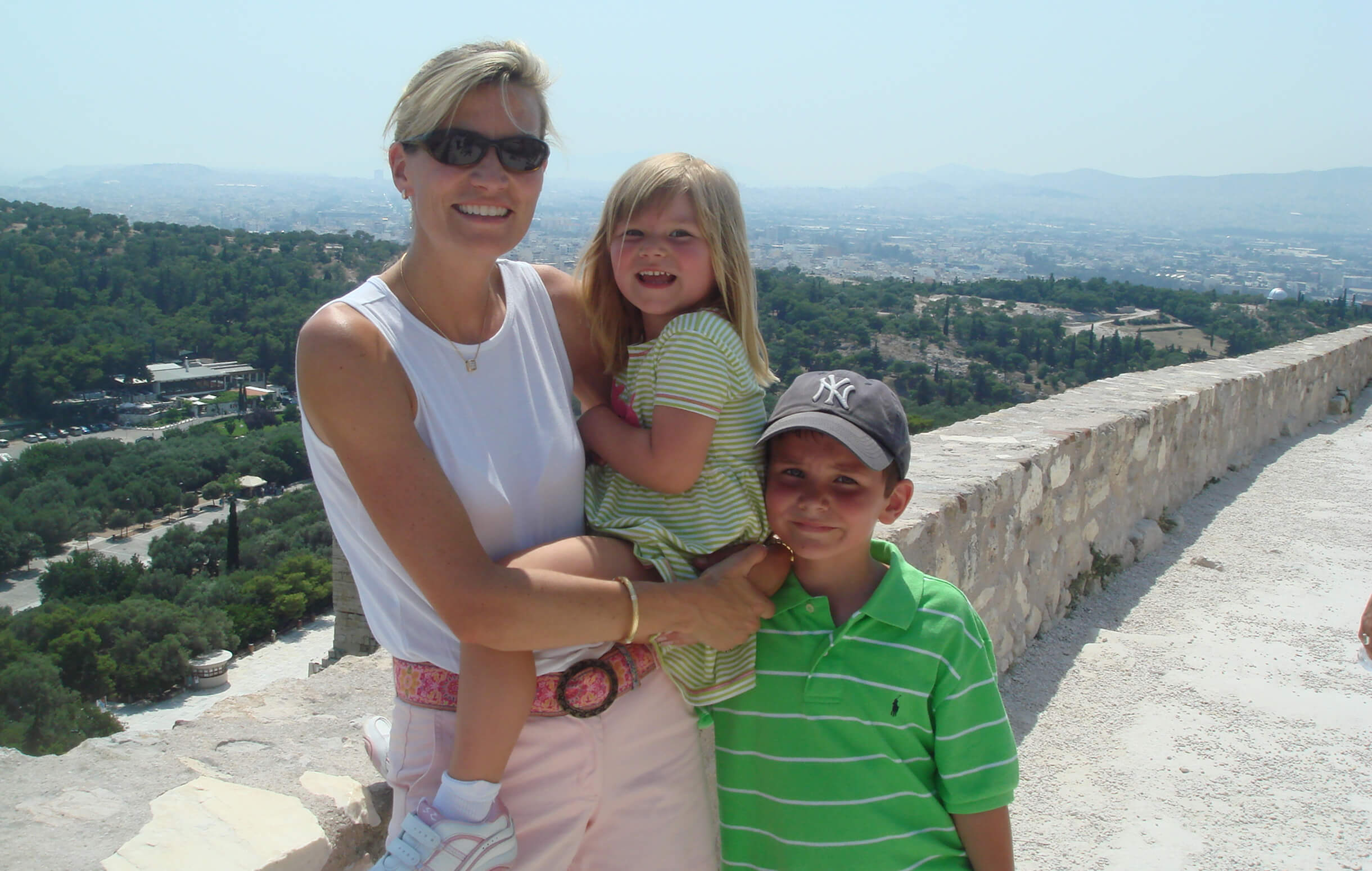 Kimberly Wilson Wetty and her children